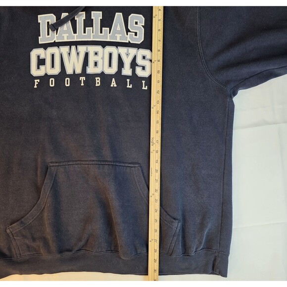 Dallas Cowboys Mens XXL Navy Blue Long Sleeve Hoodie - Picture 7 of 8
